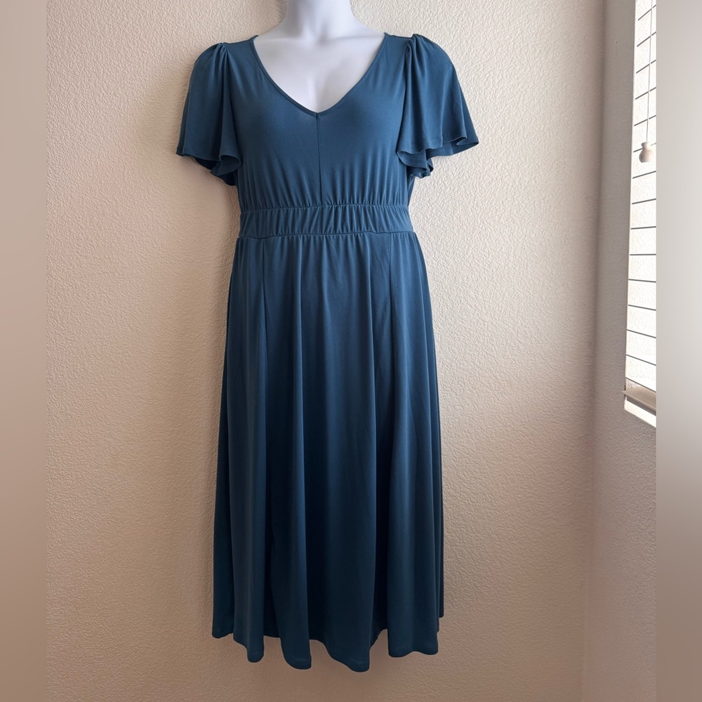 Torrid Crepe Flutter Sleeve Dress 0X - Picture 6 of 10